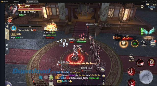 Bắt đầu chơi game Giang Hồ Kỳ Hiệp 3D trên máy tính