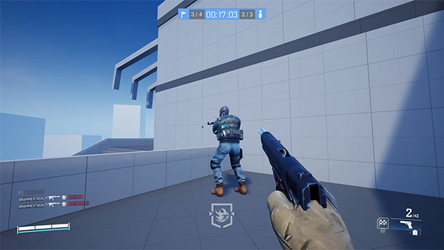 Phô diễn kỹ năng bắn súng góc nhìn thứ nhất FPS trong khi chơi KILLRUN