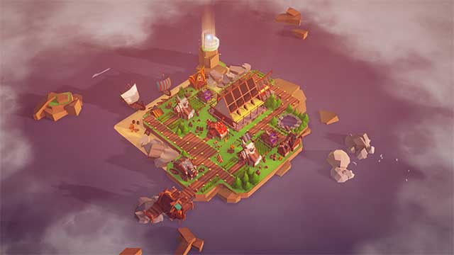 Sắp xếp các ngôi làng của người Viking trên các hòn đảo trong game Dolmenjord