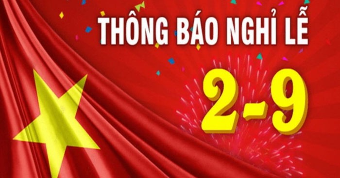 Hướng dẫn tạo banner thông báo nghỉ lễ 2/9 trực tuyến