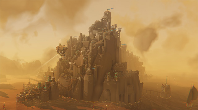 Xây dựng hệ thống pháo đài kiên cố trên vách núi trong khi chơi Bulwark: Falconeer Chronicles