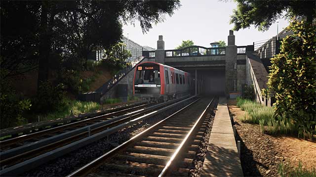 Khám phá tuyến đường sắt đẹp như tranh vẽ trong SubwaySim Hamburg