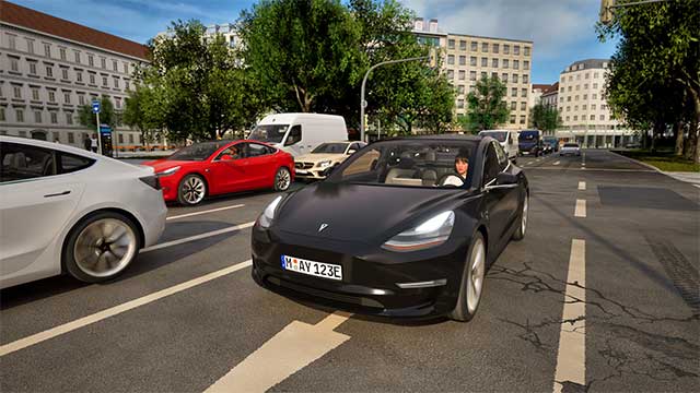 CityDriver sẽ tái tạo các địa danh, tòa nhà, biển quảng cáo,... một cách chân thực
