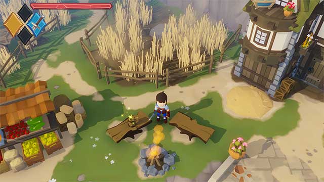 Moon Split Island là game phiêu lưu hành động thế giới mở có đồ họa dễ thương