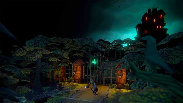 Paper Cut Mansion là game kinh dị roguelite đồ họa cắt giấy độc đáo