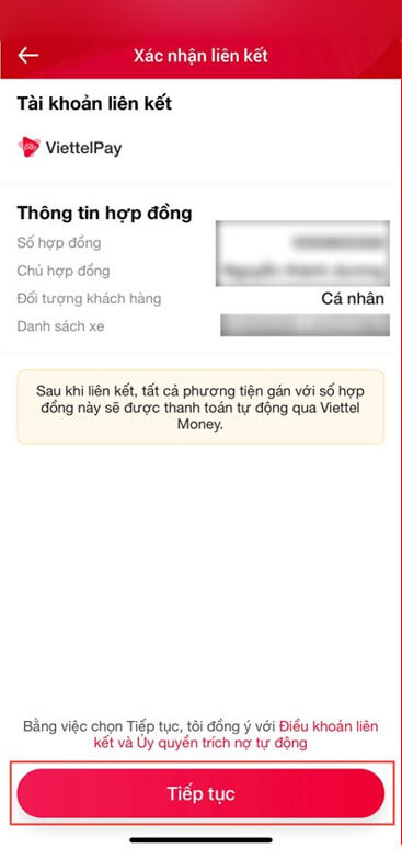 Xác nhận thông tin thu phí không dừng