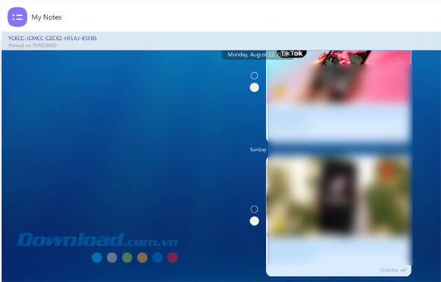 Những ghi chú đã hoàn tất bị ẩn