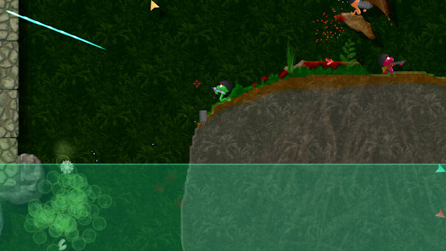 Thiết kế game Annelids rất đơn giản nhưng dễ nhìn