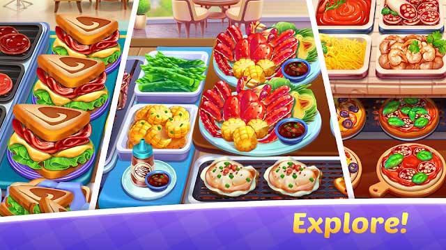 Khám phá ẩm thực khắp nơi trên thế giới trên con tàu nấu ăn Cooking Train - Food Games