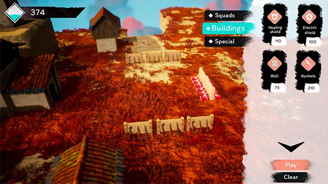 Chiến thắng để mở khóa công trình, anh hùng, vũ khí... và nhiều loại nâng cấp trong Sears: The Sky Frontier