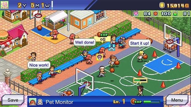 Quản lý và huấn luyện một đội bóng rổ của riêng bạn trong Basketball Club Story