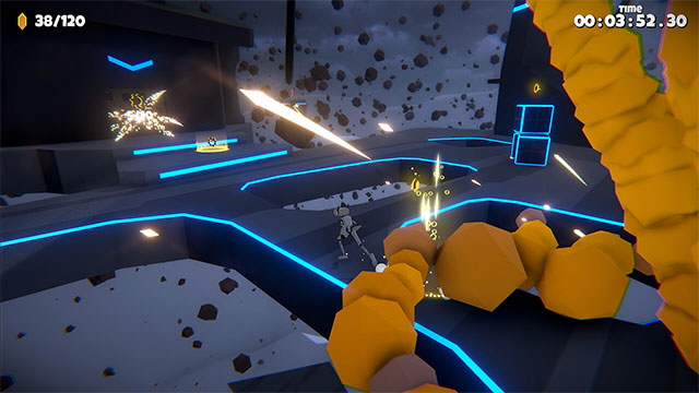 Cloud Escape là game platformer đòi hỏi tốc độ và sự chính xác cao