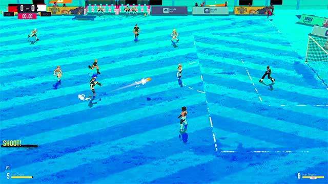 Các sân bóng và lối chơi được thiết kế sáng tạo theo phong các game thùng cổ điển