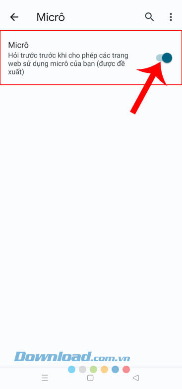 Gạt và tắt bỏ công tắc