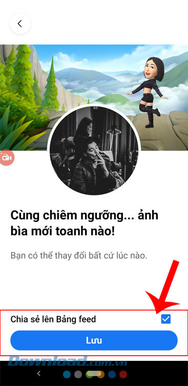 Nhấn vào nút Lưu
