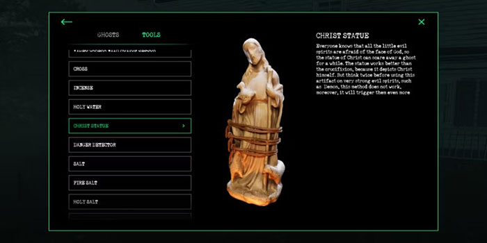 Tượng Chúa giúp bảo vệ người chơi khỏi sự tấn công của các hồn ma đáng sợ