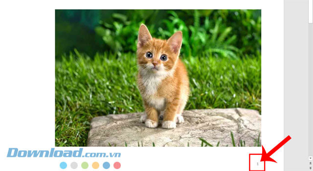 Đã đánh dấu trang slide