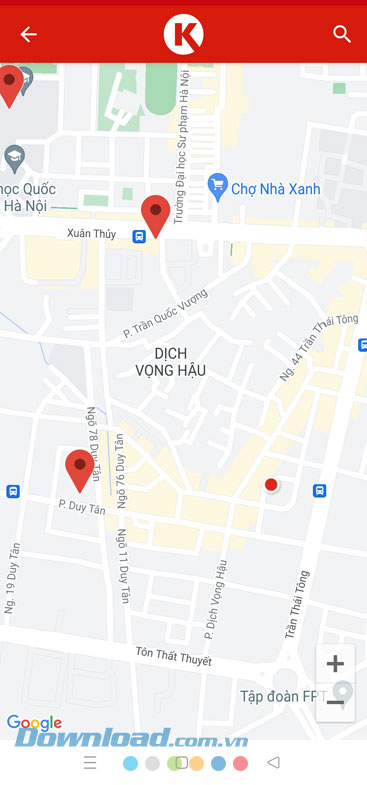 Cửa hàng Circle K gần mình nhất