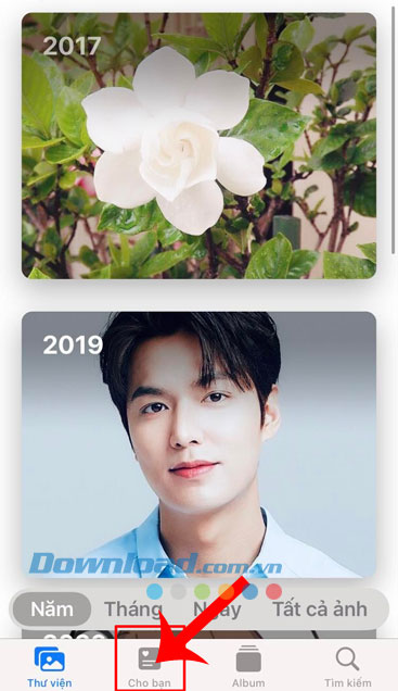 Ấn vào mục Cho bạn