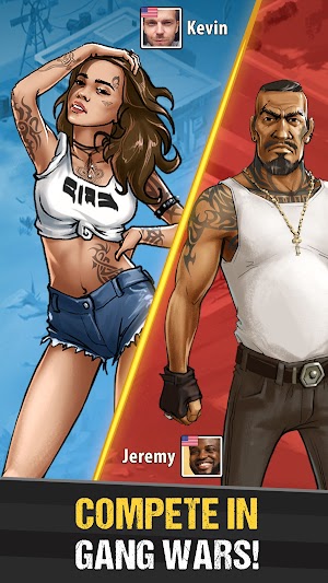 The Gang Street Wars cho bạn cạnh tranh với các đối thủ trong cuộc chiến băng đảng