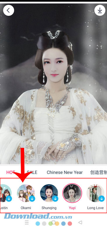 Lựa chọn tạo hình cổ trang khác