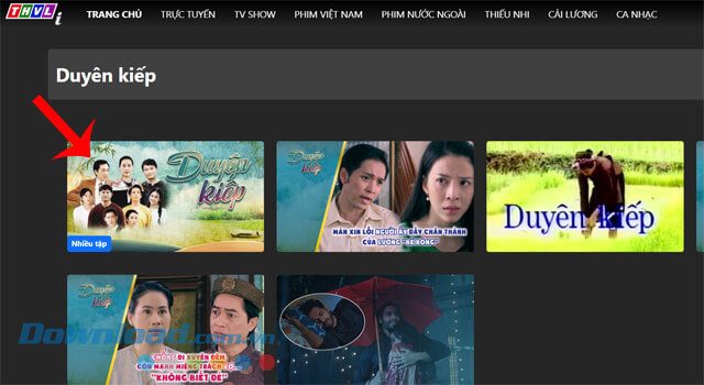 Nhấp chuột vào hình ảnh banner phim Duyên kiếp
