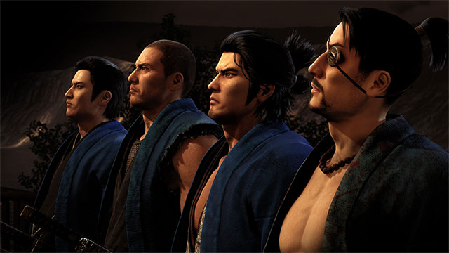 Dàn nhân vật samurai huyền thoại trong Like a Dragon Ishin