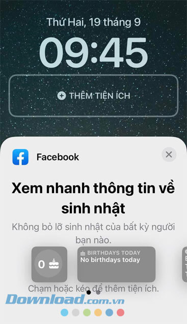 Birthday at a Glance