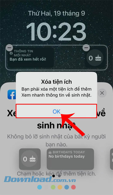 Xóa tiện ích khác