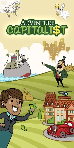 AdVenture Capitalist cho bạn điều hành một cơ sở kinh doanh kiếm tiền