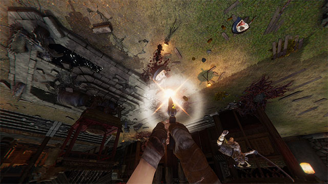 Hellsweeper VR là game hành động kết hợp bắn súng thực tế ảo để tiêu diệt linh hồn địa ngục