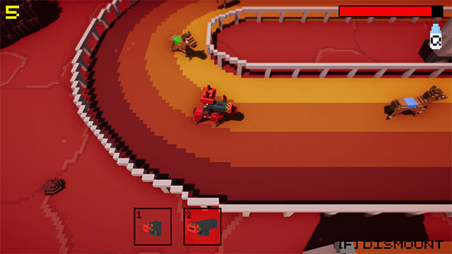 Hệ thống bản đồ trong game Cowboy Hell được tạo ngẫu nhiên, mở rộng theo tiến độ chơi