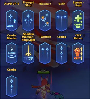 Một số kỹ năng trong Kinja Run