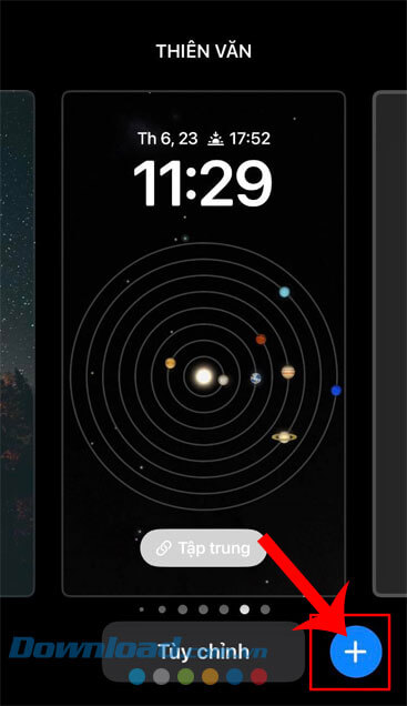 Ấn vào biểu tượng dấu “+”