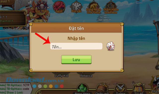 Đặt tên cho nhân vật