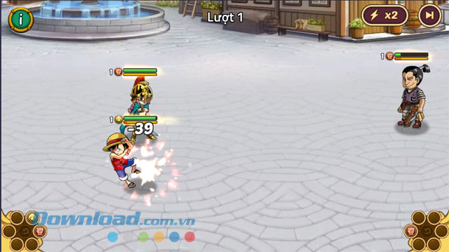 Bắt đầu vào trận đấu