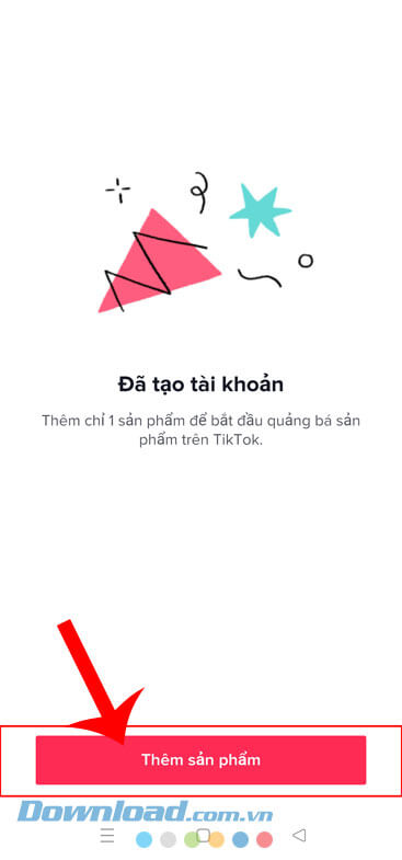  Chạm vào nút Thêm sản phẩm