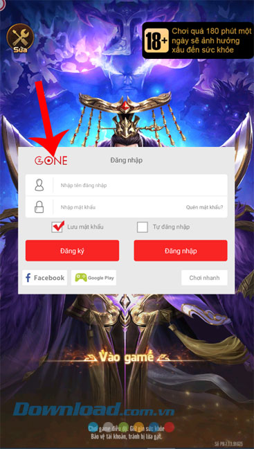Đăng nhập game
