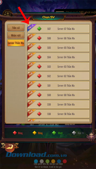 Click chuột vào nút Nhấp đổi SV