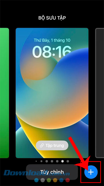 Ấn vào biểu tượng dấu “+” 