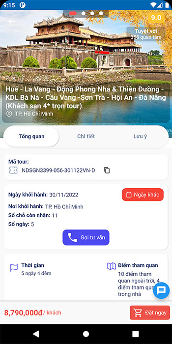 Tour du lịch