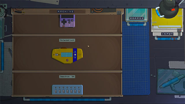 Khám phá bộ sưu tập các chi tiết, linh kiện, bộ phận phong phú trong game Retro Gadgets