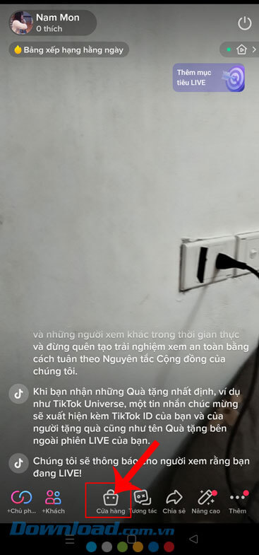 Bắt đầu phát trực tiếp và bán hàng trên TikTok