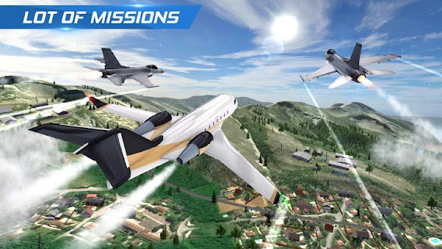 Lái máy bay và thực hiện vô số nhiệm vụ khác nhau trong game Airplane Flight Pilot