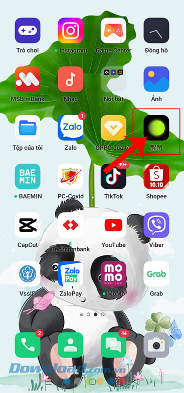 Mở ứng dụng XingTu trên điện thoại