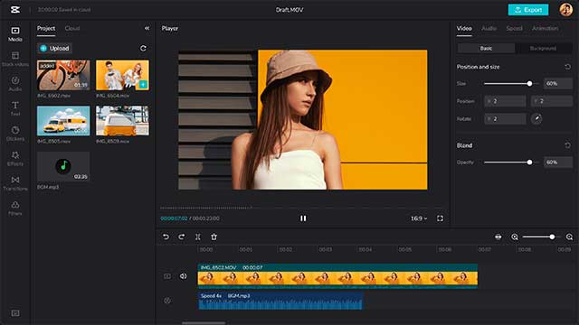 CapCut web có tất cả các tính năng cần thiết để chỉnh sửa video một cách dễ dàng