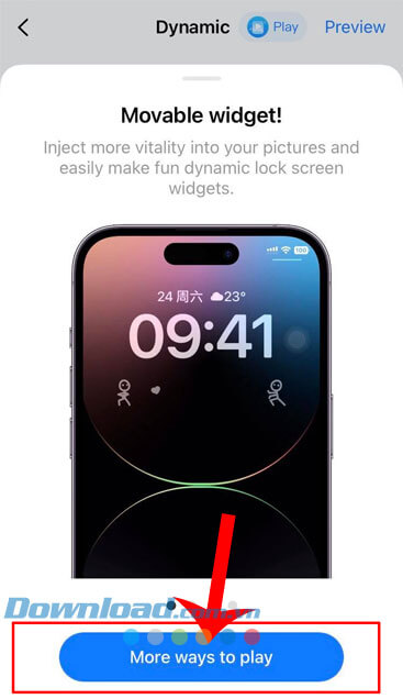 Ấn vào nút More ways to play 