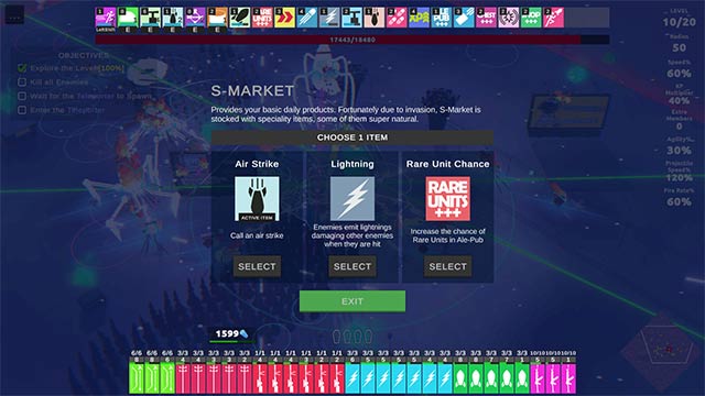 Khám phá hệ thống item đồ sộ trong Arrival: Zero Earth game với rất nhiều khả năng, đặc quyền 