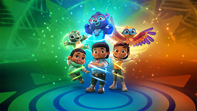 Poster chính thức của phim hoạt hình Spirit Rangers