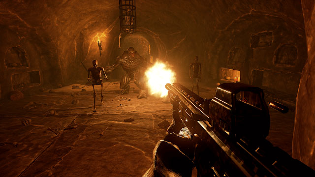 Bắn súng tiêu diệt xác sống và quỷ dữ trong game Project RIP Mobile 